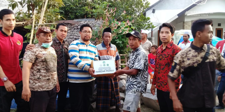 Ketua Yayasan Maraqitta’limat Bersama Tim Hamzar Peduli Turun Langsung Bantu Korban Gempa Lombok